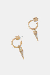 AllSaints náušnice dámské kovové