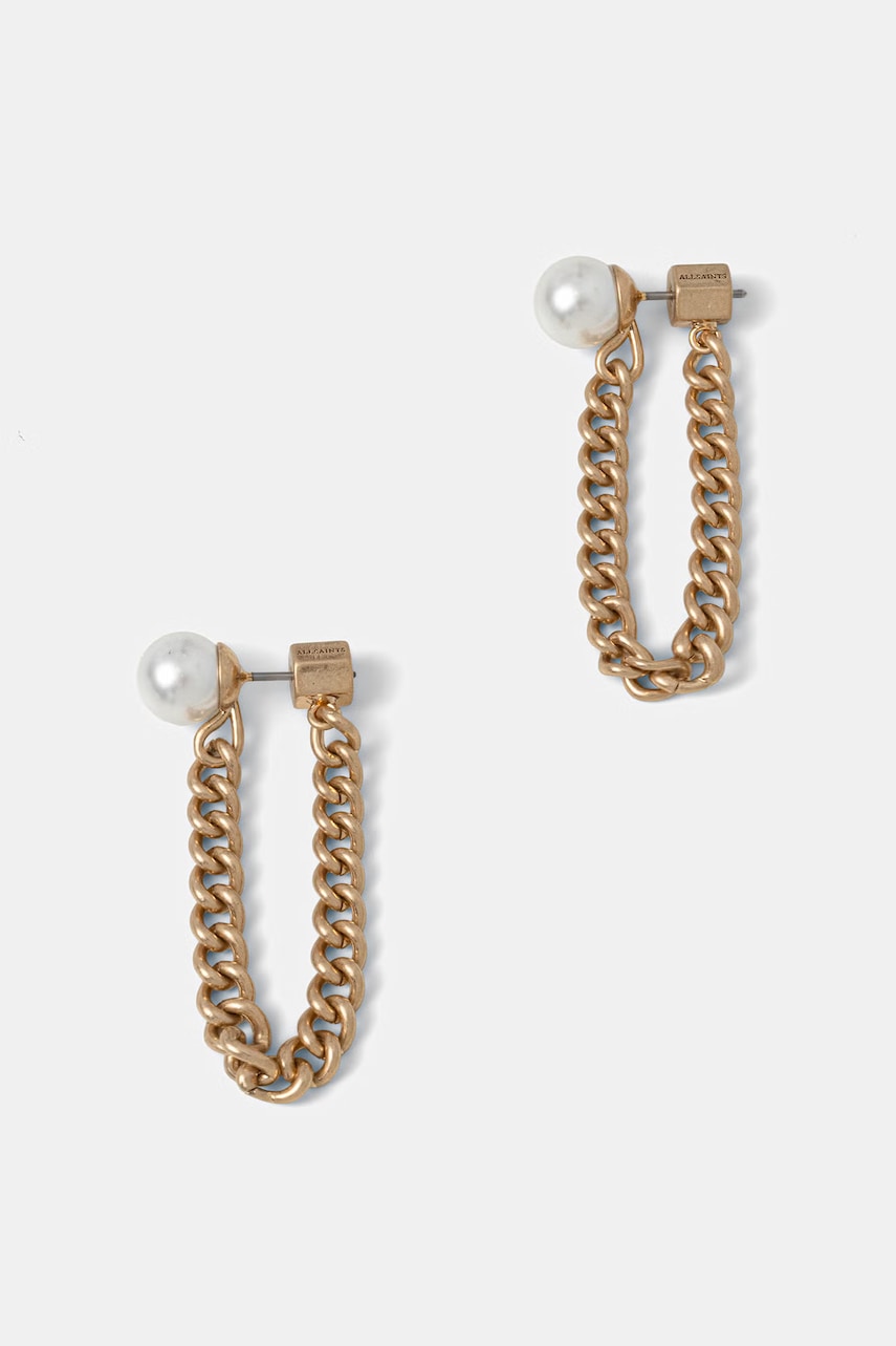 AllSaints náušnice dámské kovové