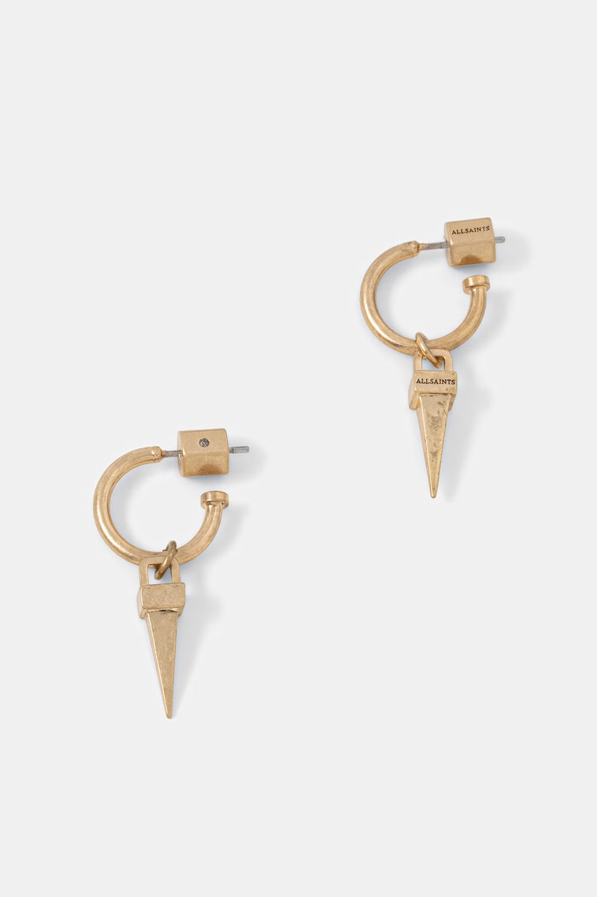 AllSaints náušnice dámské kovové