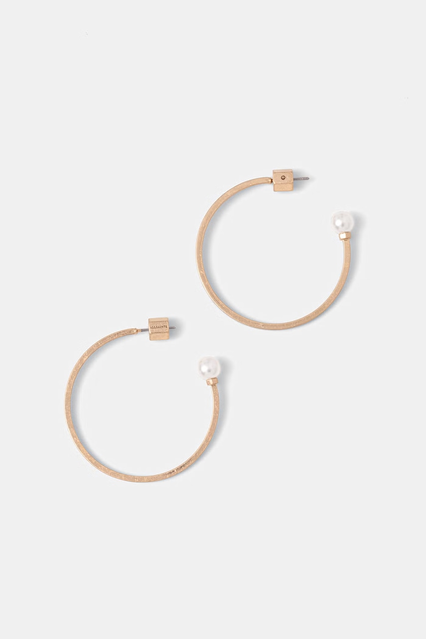 AllSaints náušnice dámské kovové