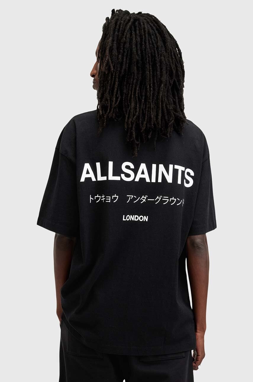 AllSaints  oversize tričko pánské bavlněné