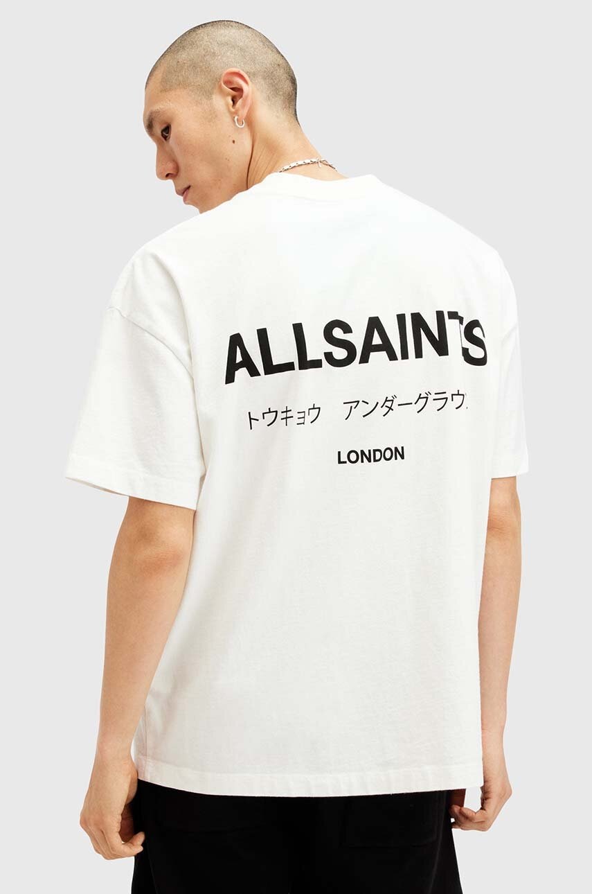 AllSaints  oversize tričko pánské bavlněné