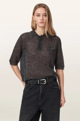 AllSaints  svetrové polo dámské s vlnou ANABEL POLO TEE