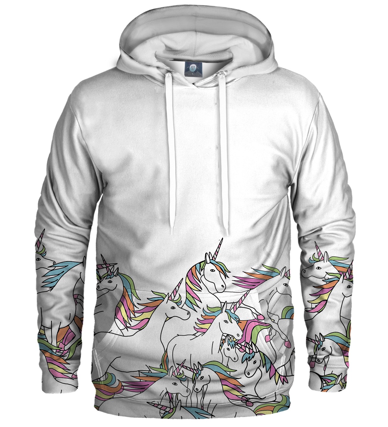 Aloha z mikiny Deer Unisex Unicorn s kapucí H-K AFD506