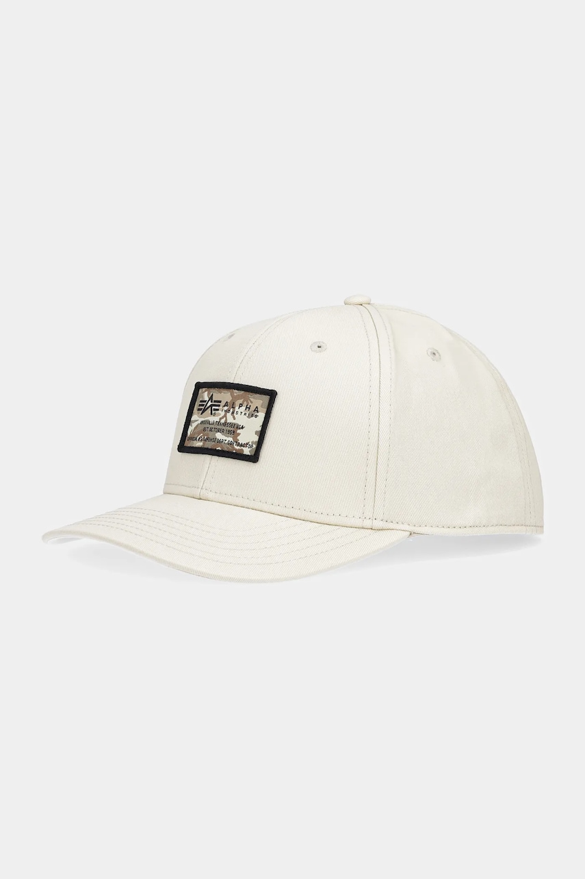 Alpha Industries  Bavlněná baseballová čepice  Crew Camo Cap