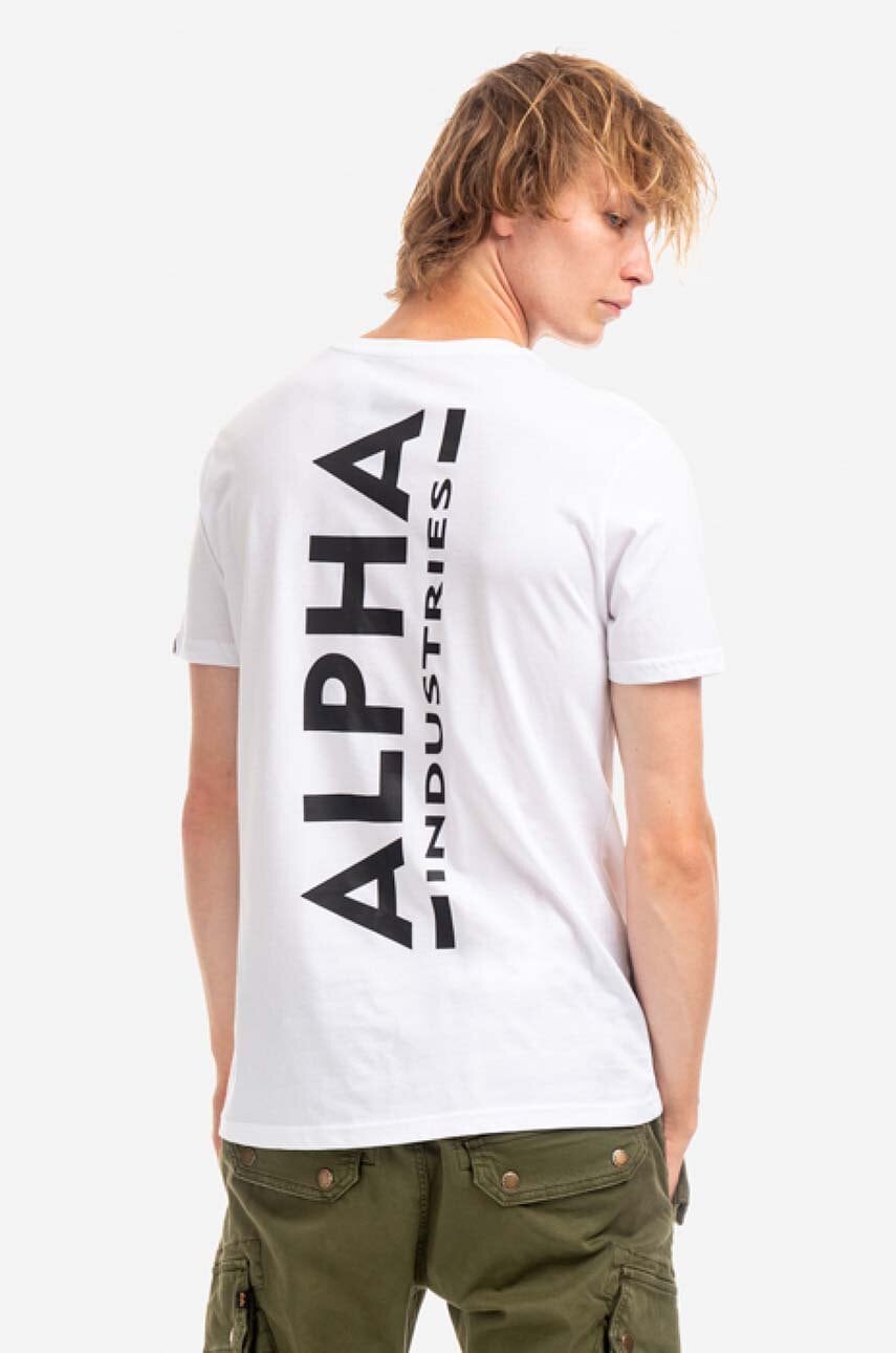 Alpha Industries  Bavlněné tričko  Backprint