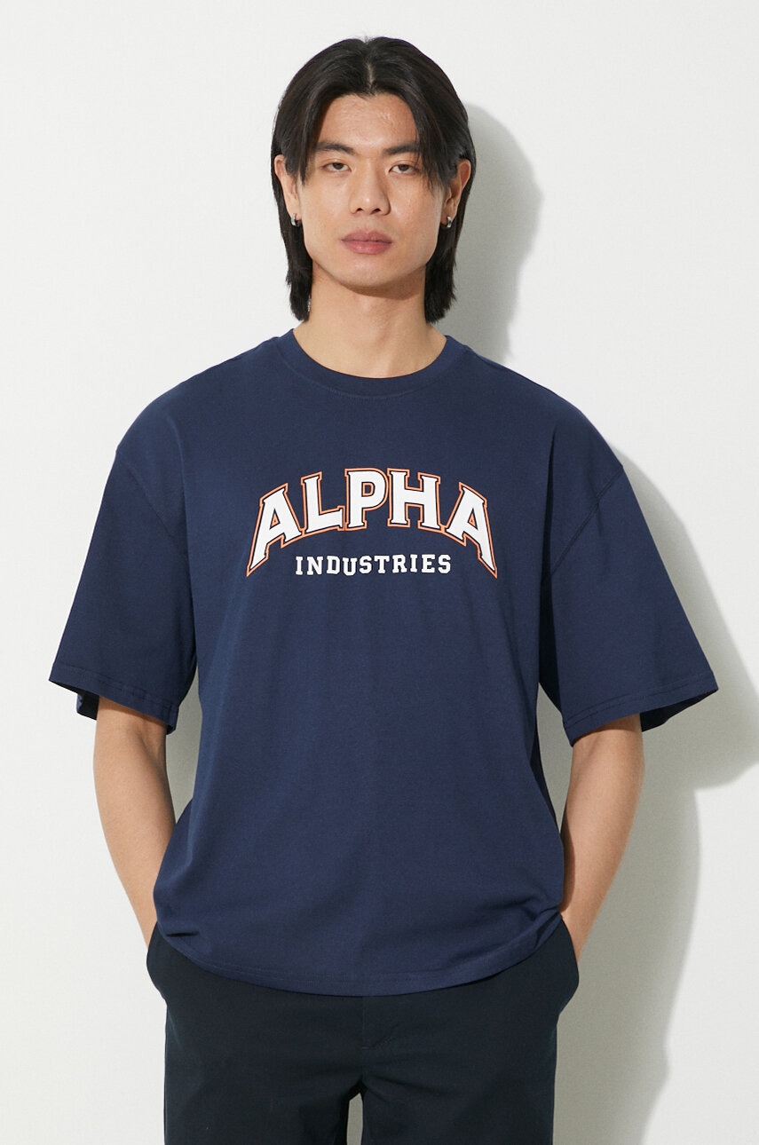 Alpha Industries  Bavlněné tričko  College