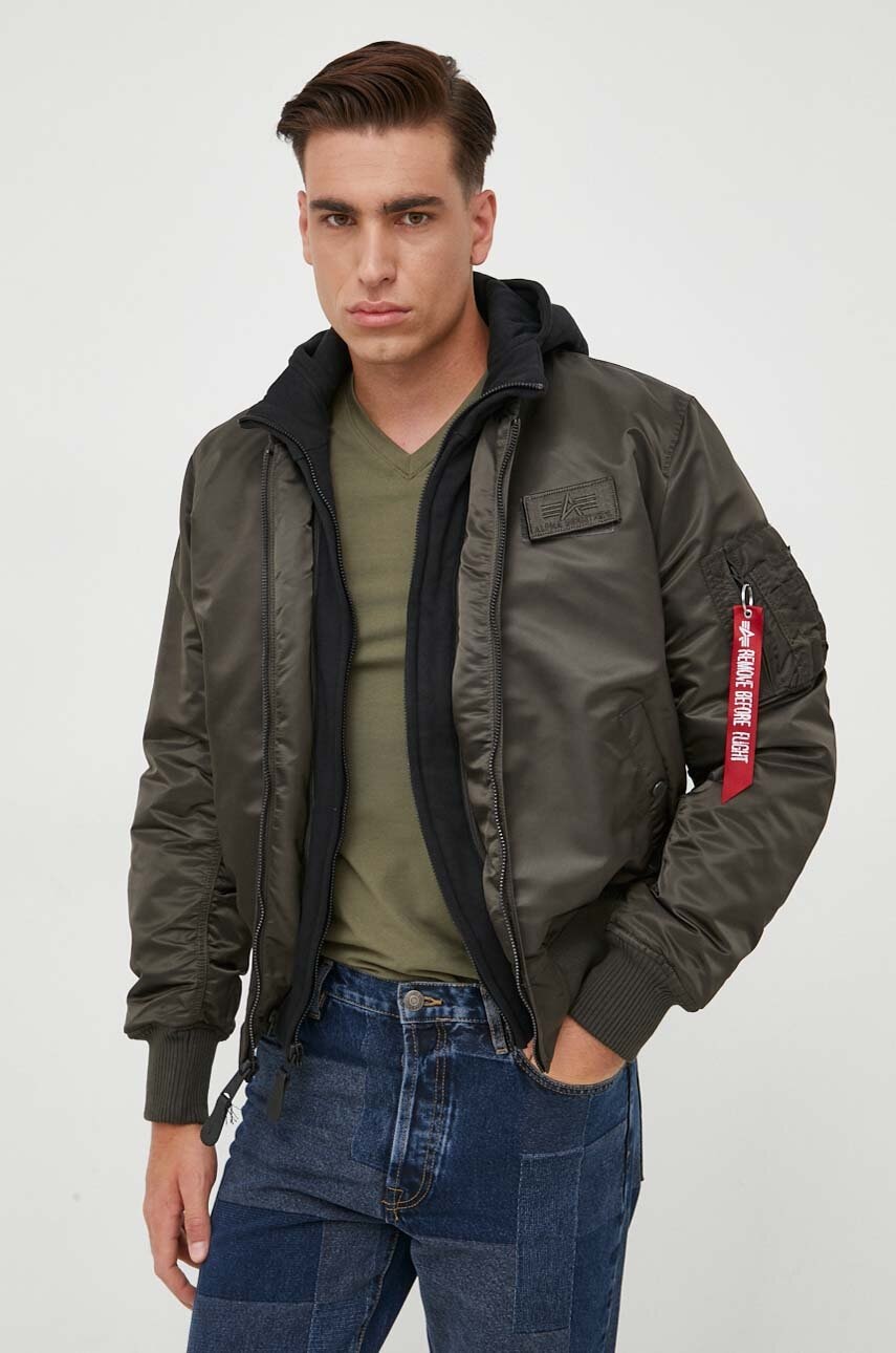 Alpha Industries  Bomber bunda  MA-1 D-Tec Hood Bomber