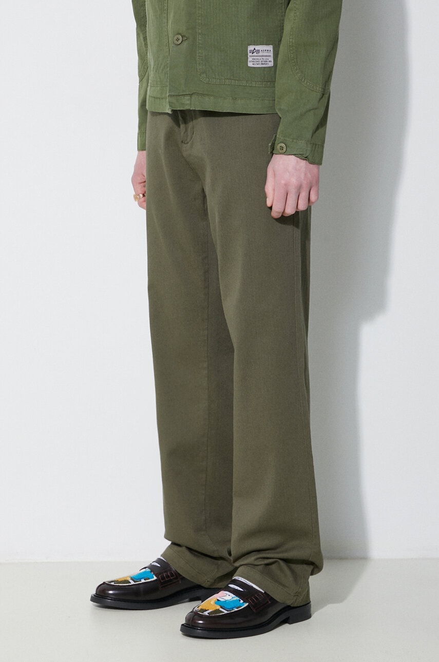 Alpha Industries  kalhoty pánské bavlněné s elastanem Chino