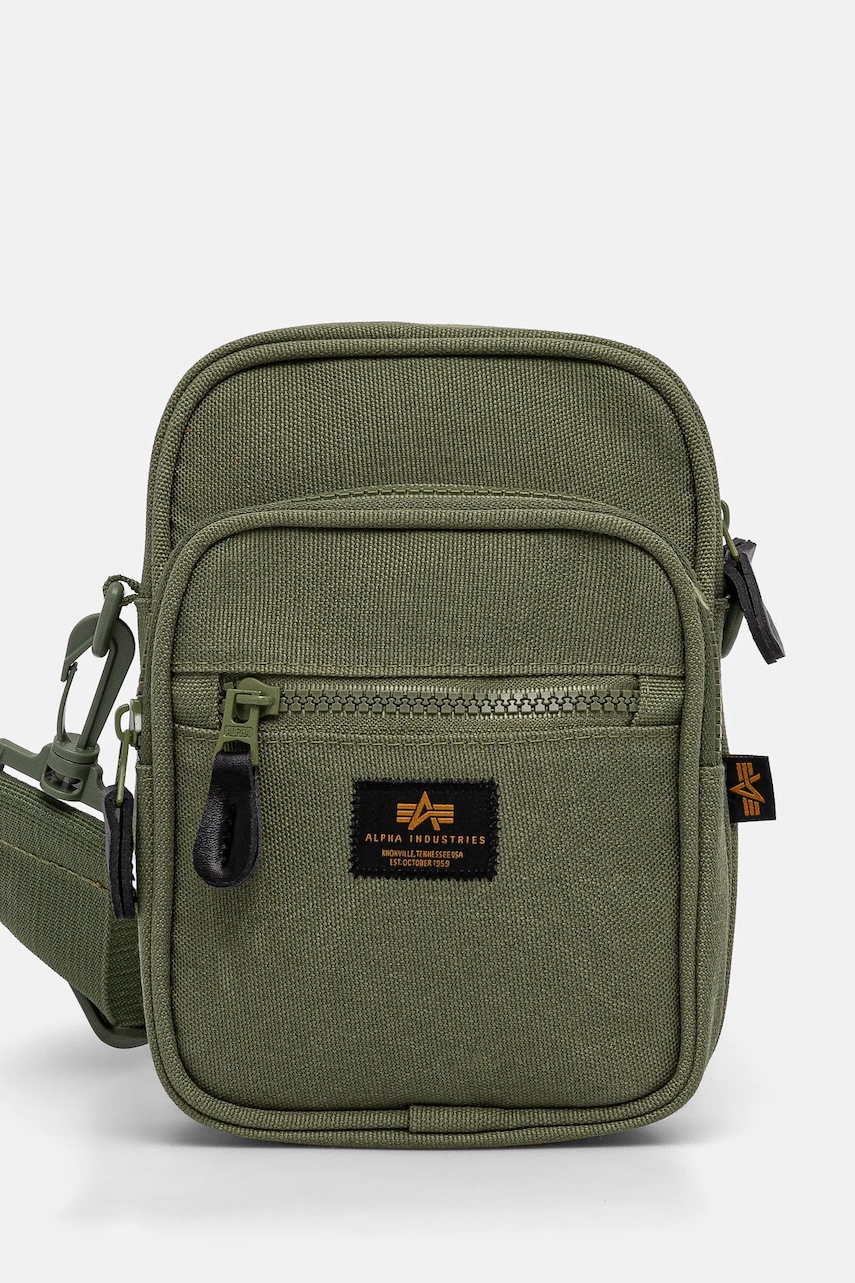 Alpha Industries  Ledvinka  Label Messenger Bag S