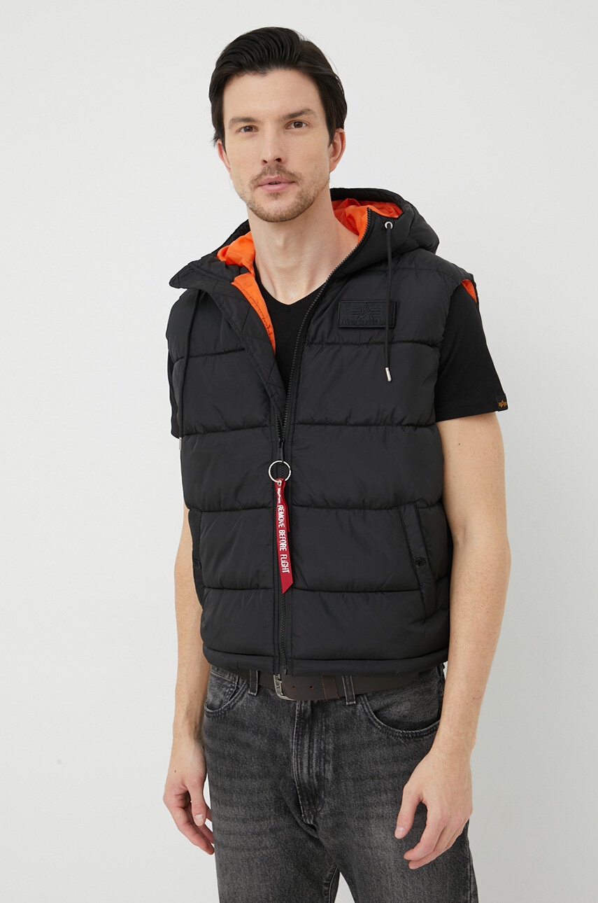 Alpha Industries  Vesta  Hooded Faux Down Puffer