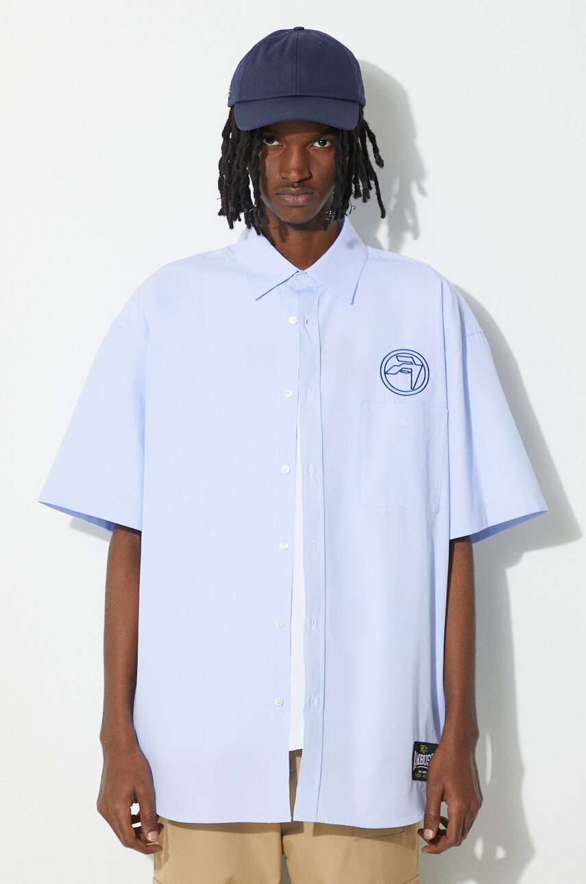 Ambush  Bavlněná košile  Emblem Striped S/S Shirt