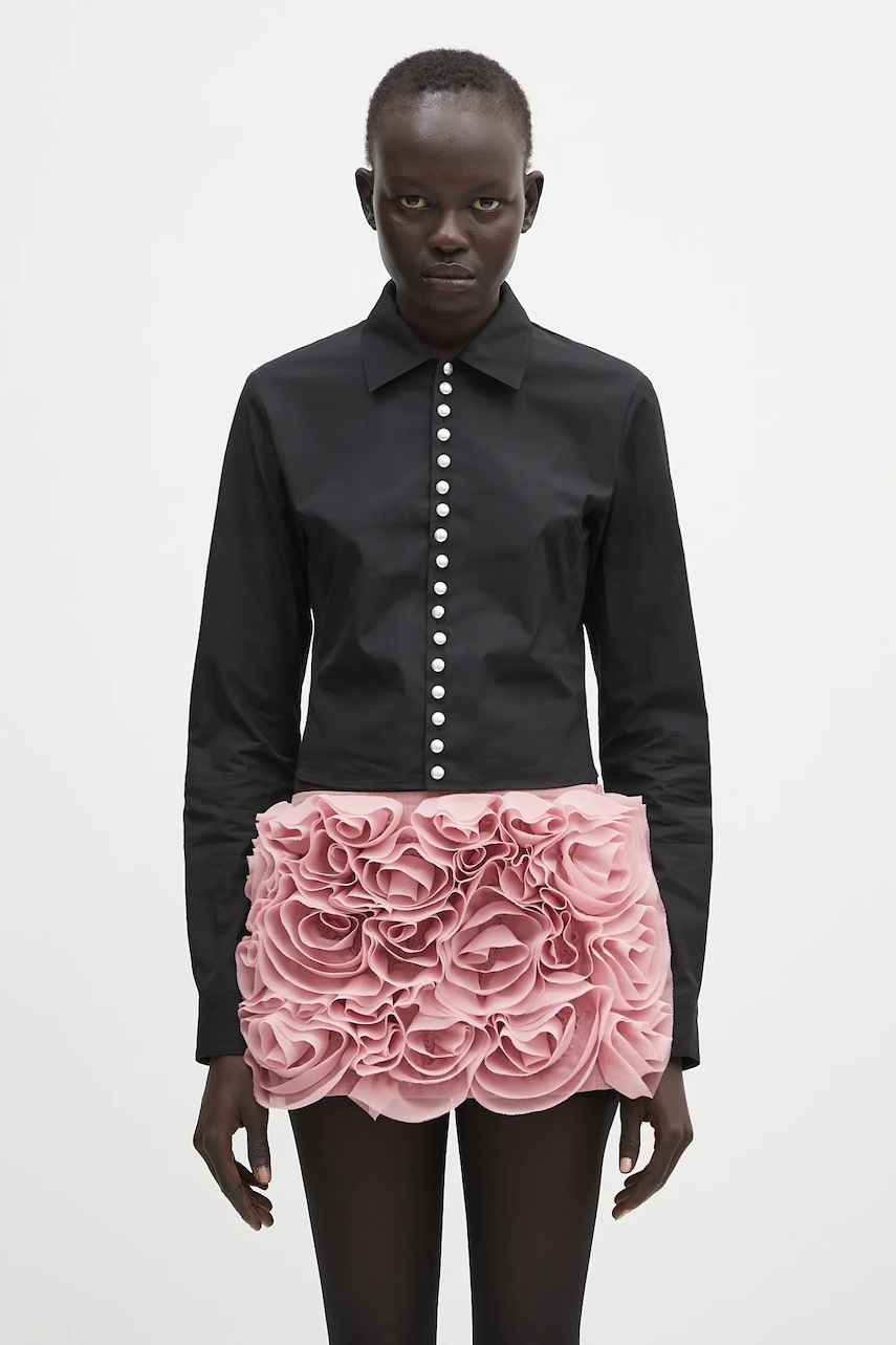 Ambush  Bavlněná košile  Fitted Pearl Button Shirt