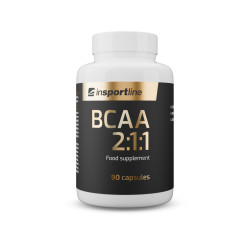 Aminokyseliny inSPORTline BCAA 2:1:1, 90 kapslí