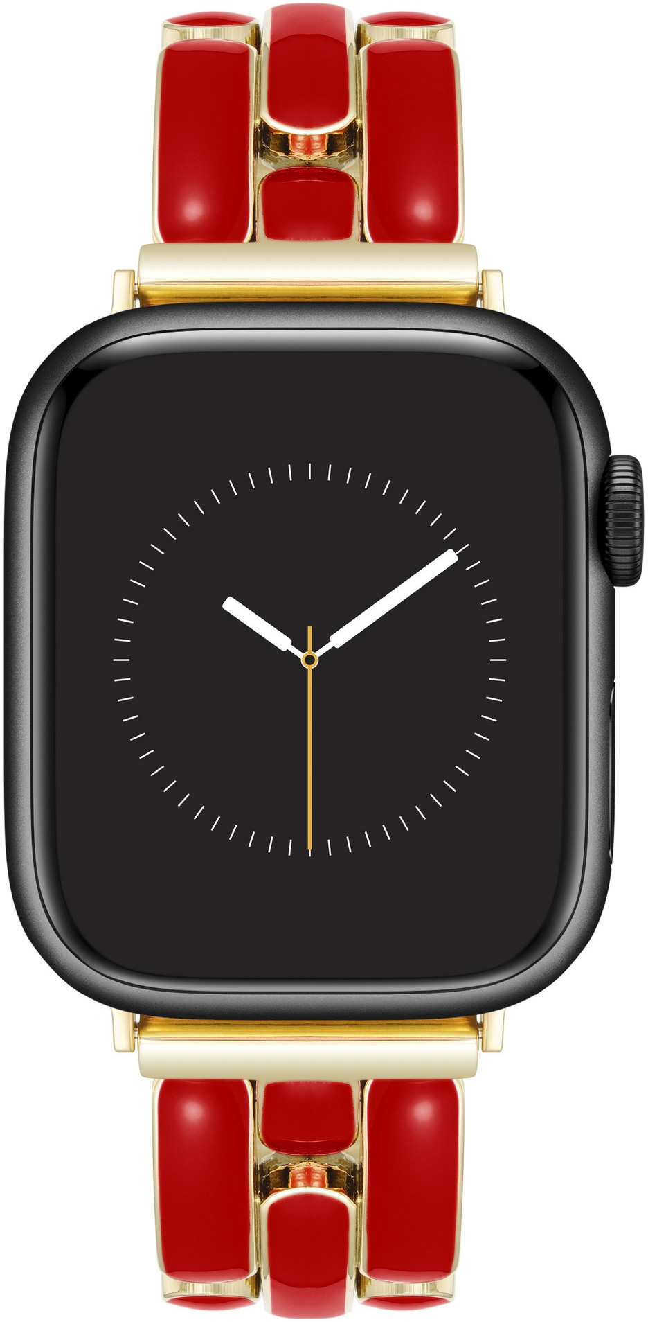 Anne Klein Ocelový tah pro Apple Watch 38/40/41 mm - Gold/Red WK/1048GPRD38