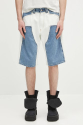 Aries  Džínové šortky  Patchwork Western Carpenter Shorts