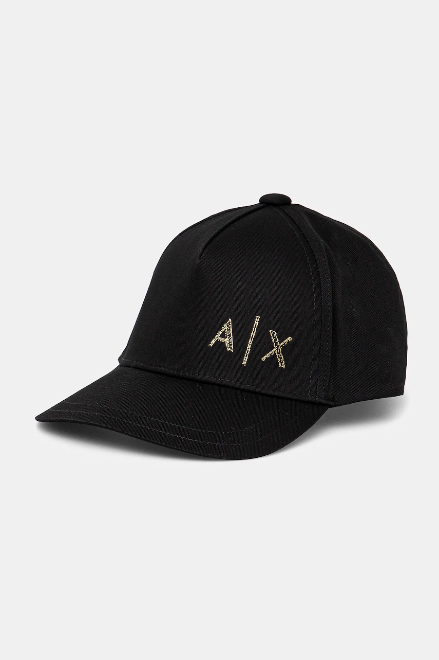 Armani Exchange  Bavlněná baseballová čepice
