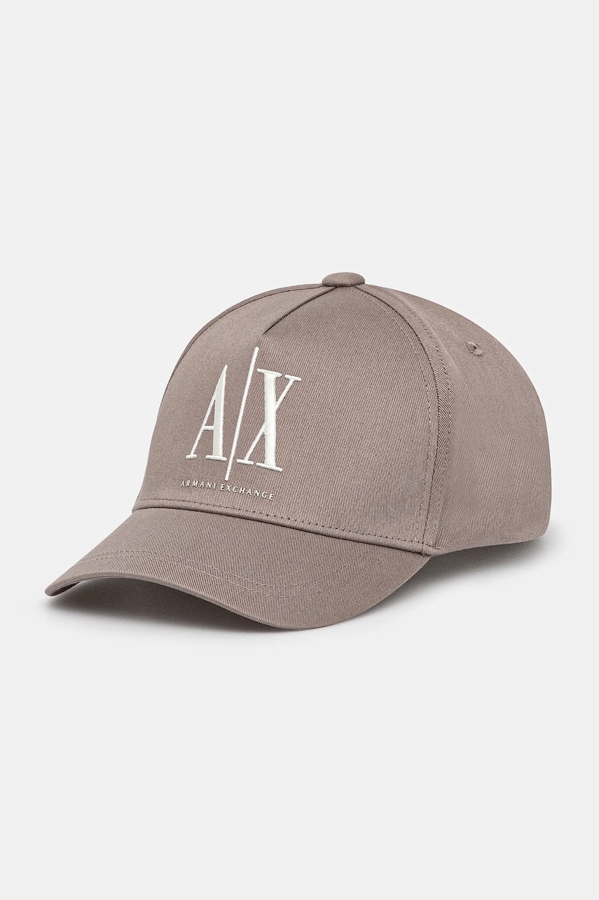 Armani Exchange  Bavlněná baseballová čepice