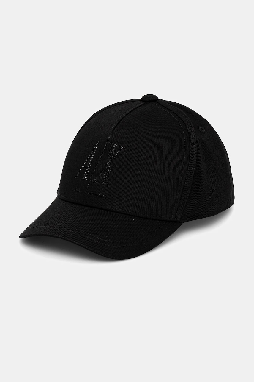 Armani Exchange  Bavlněná baseballová čepice