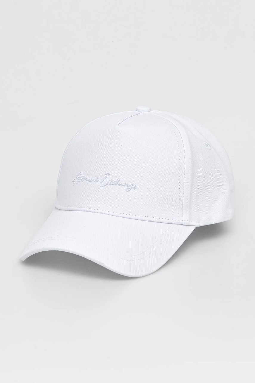 Armani Exchange  Bavlněná baseballová čepice