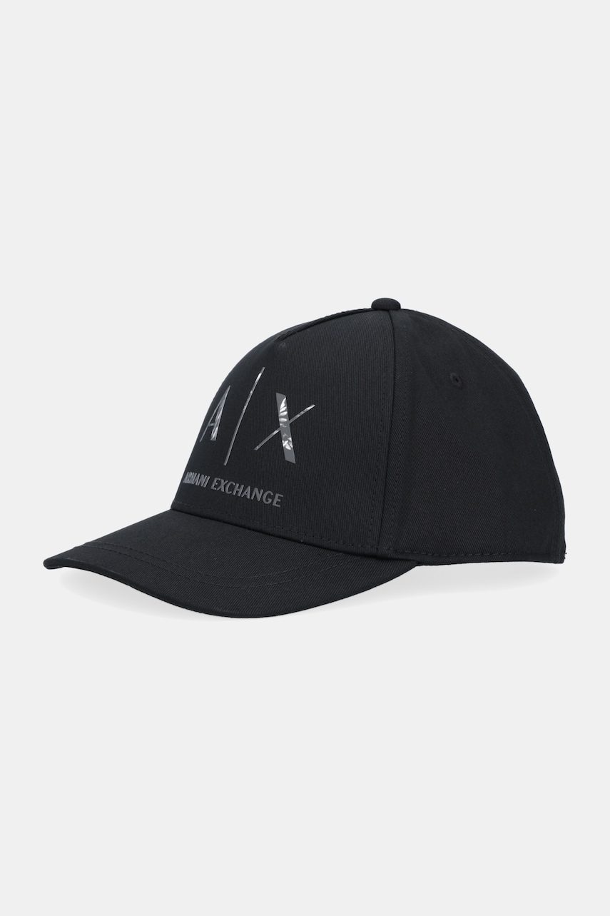 Armani Exchange  Bavlněná baseballová čepice