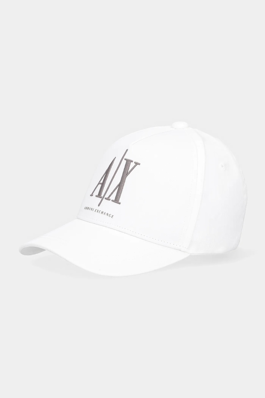 Armani Exchange  Bavlněná baseballová čepice