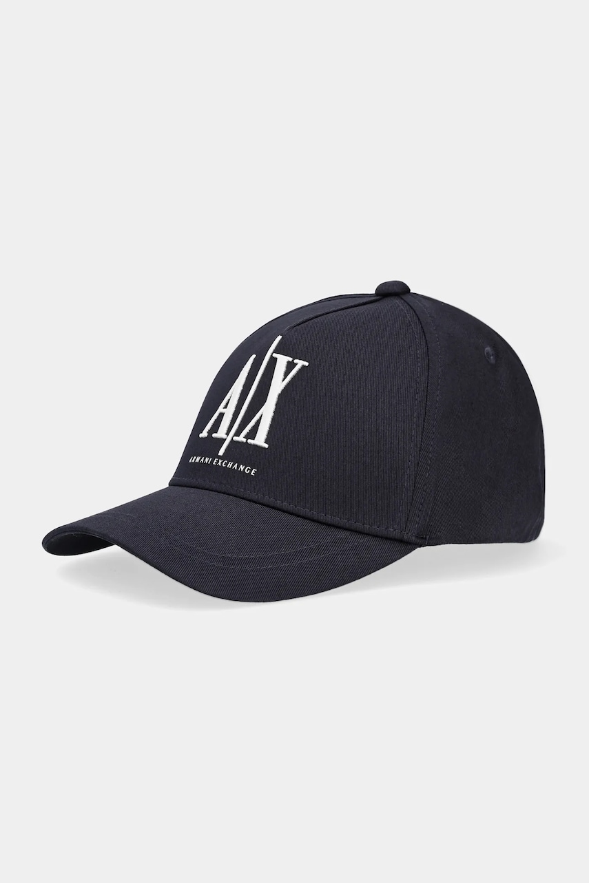 Armani Exchange  Bavlněná baseballová čepice