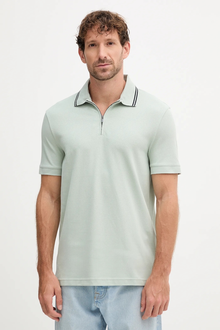 Armani Exchange  Bavlněné polo tričko