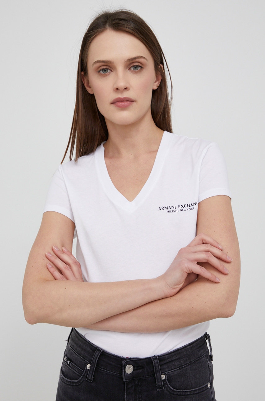 Armani Exchange  Bavlněné tričko