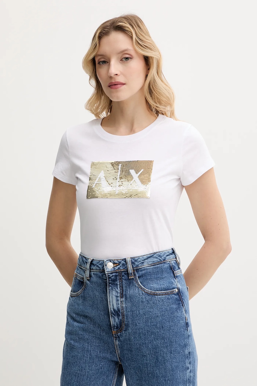 Armani Exchange  Bavlněné tričko