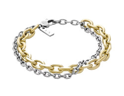 Armani Exchange Dvojitý ocelový náramek pro muže AXG0162710