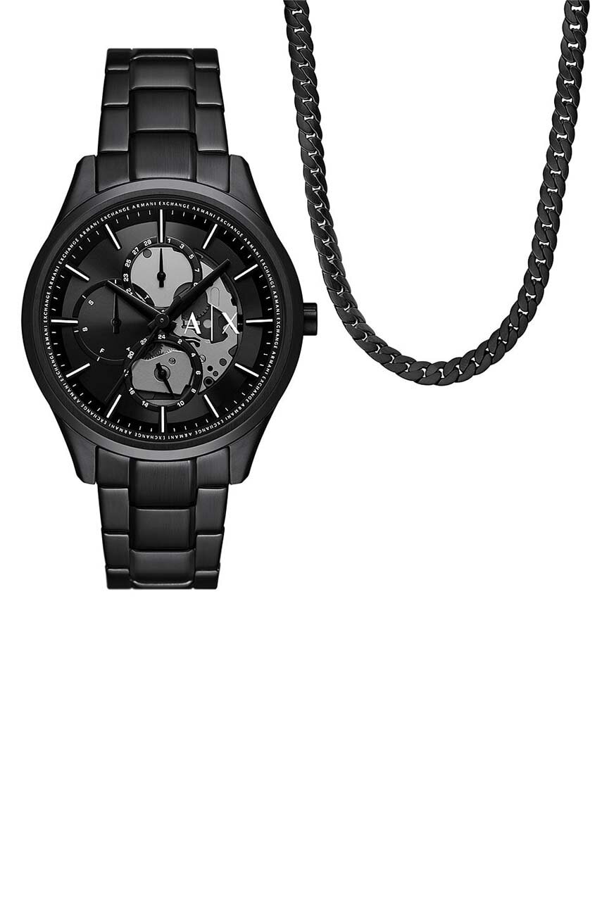 Armani Exchange  Hodinky a náhrdelník
