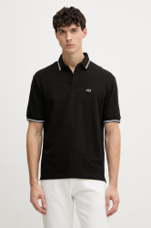 Armani Exchange pánské polo bavlněné s elastanem
