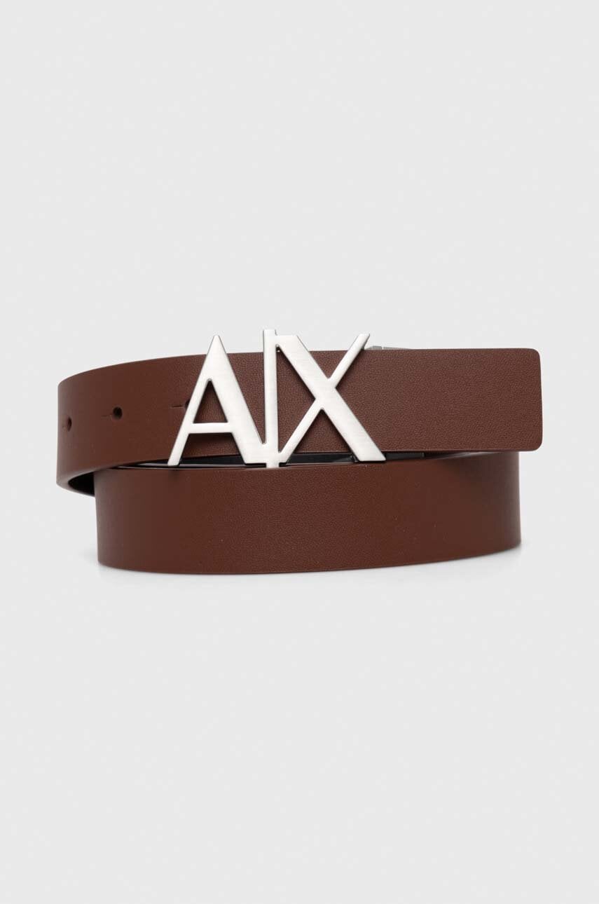 Armani Exchange  pásek pánský kožený