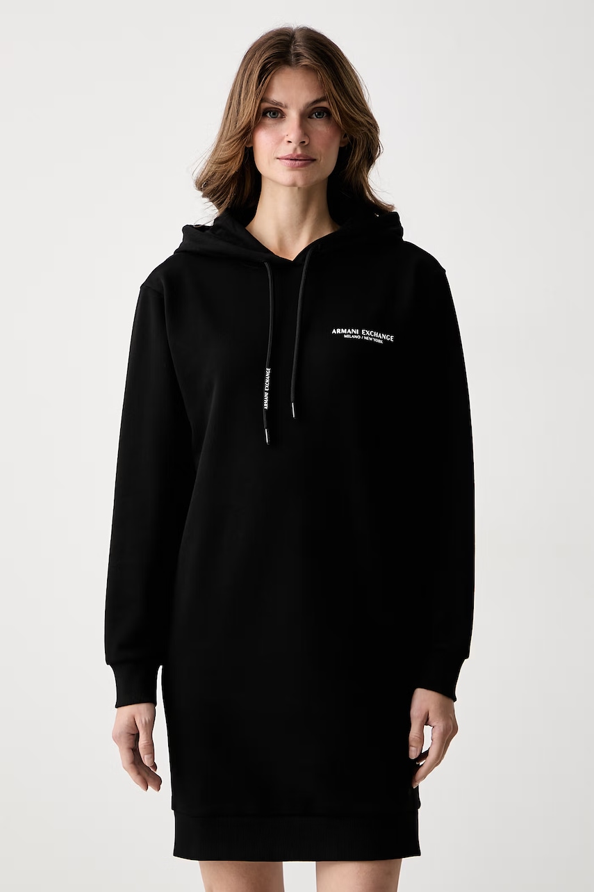 Armani Exchange  šaty bavlněné