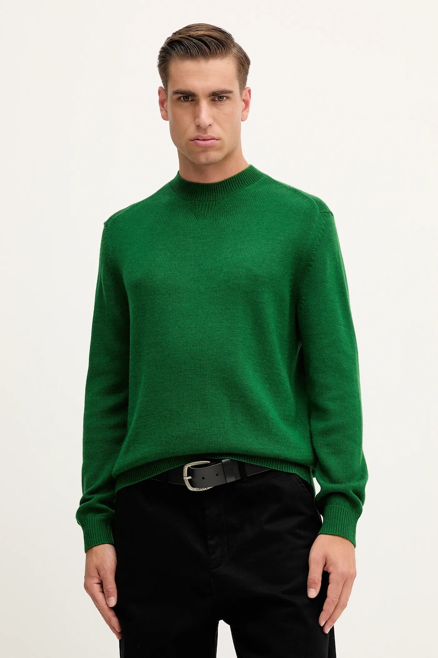 Armani Exchange  Svetr z vlněné směsi