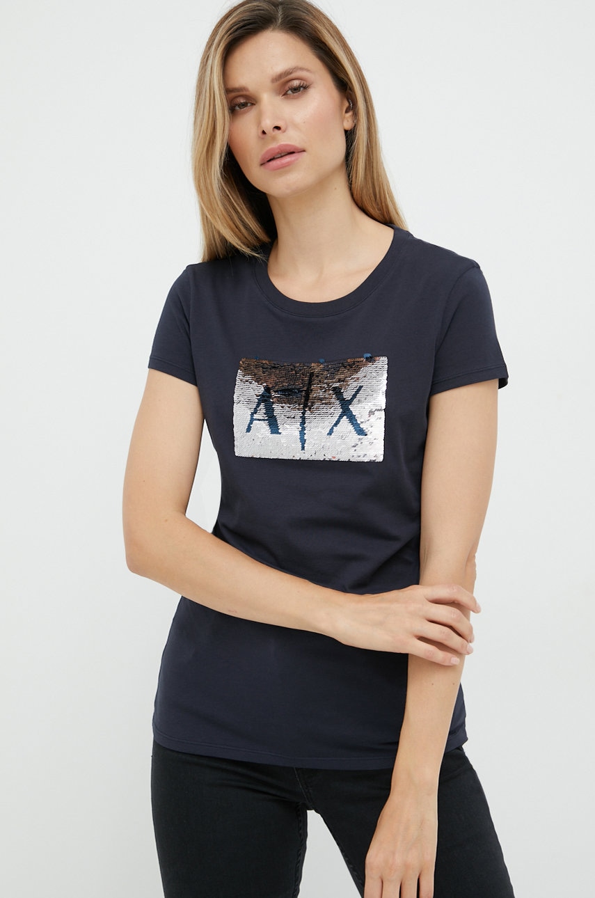 Armani Exchange  tričko dámské bavlněné