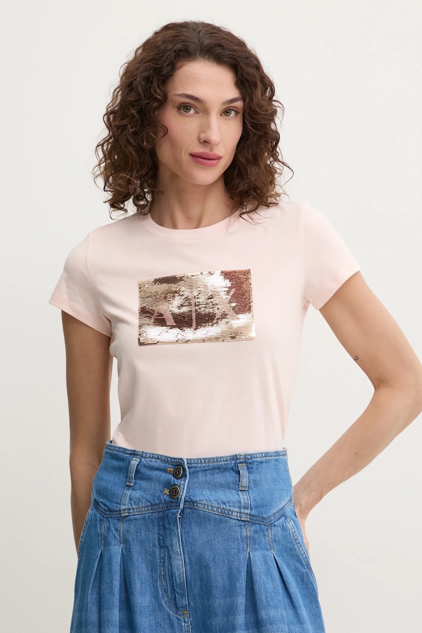 Armani Exchange  tričko dámské bavlněné
