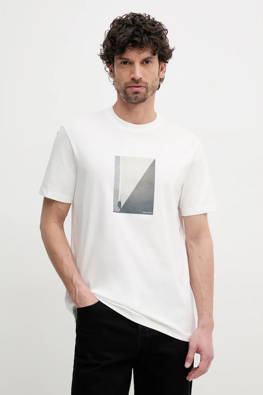 Armani Exchange  tričko pánské bavlněné