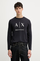 Armani Exchange tričko s dlouhým rukávem pánské bavlněné