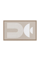 Artsy Doormats  Rohožka  Beige Half Moon 70 x 40 cm