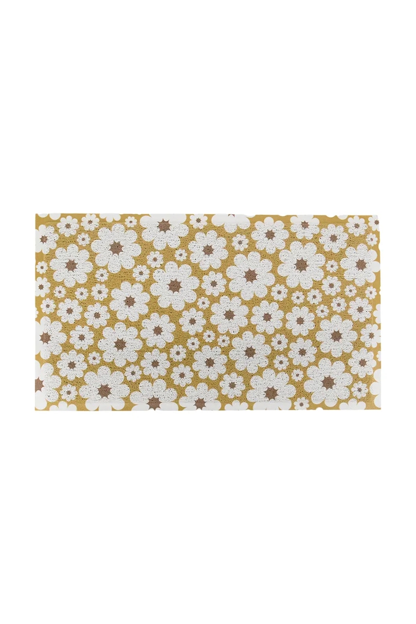 Artsy Doormats  Rohožka  Gren Cream Flowers 70 x 40 cm