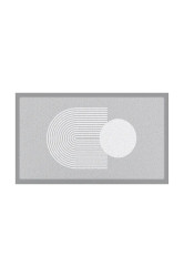 Artsy Doormats  Rohožka  Grey Abstract Sphere 70 x 40 cm