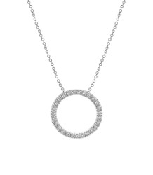 AURA Elegantní náhrdelník Kruh s Preciosa krystaly PCNS165