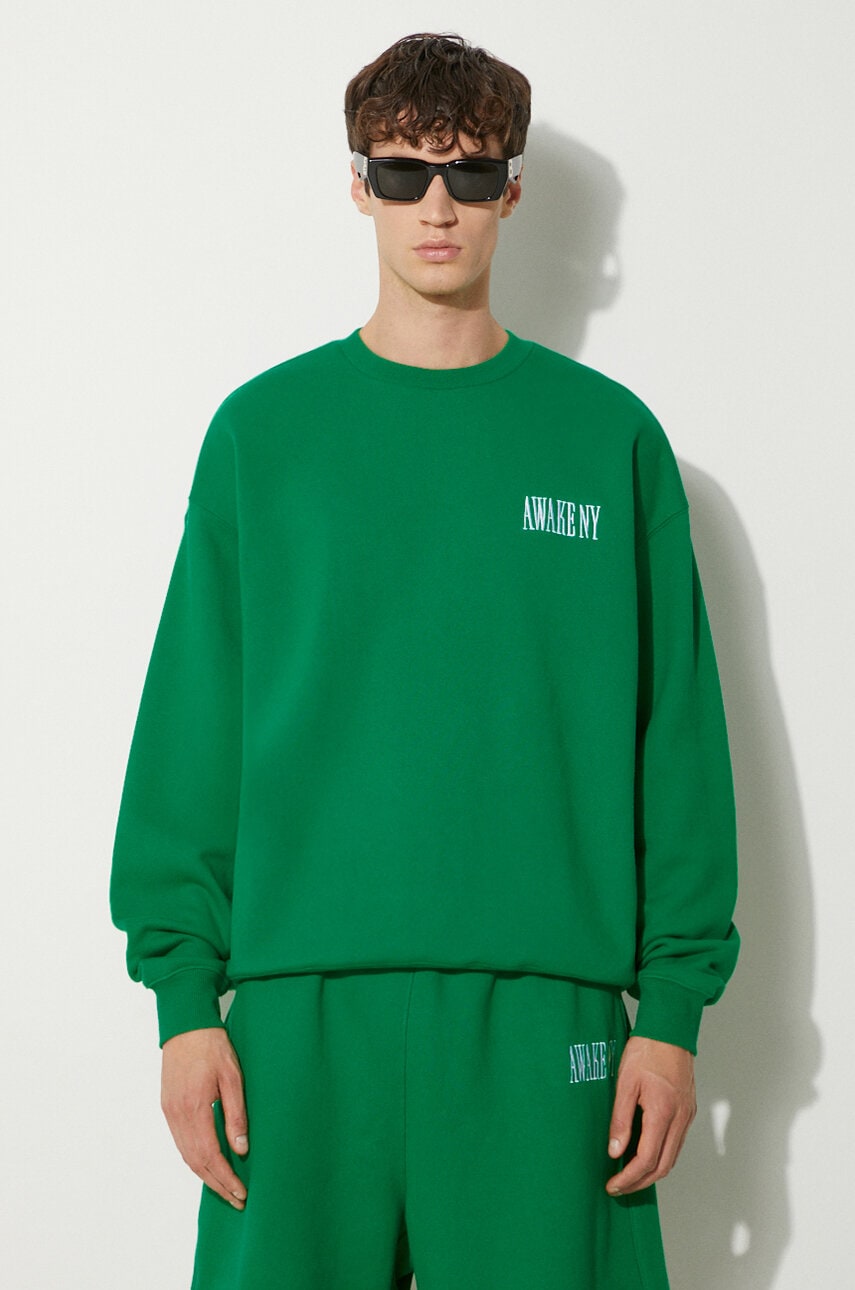 Awake NY  Bavlněná mikina  Awake Crewneck