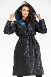 Awama Woman's Coat A686 Black