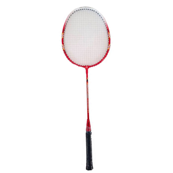 Badmintonová raketa SPARTAN JIVE červeno-bílá