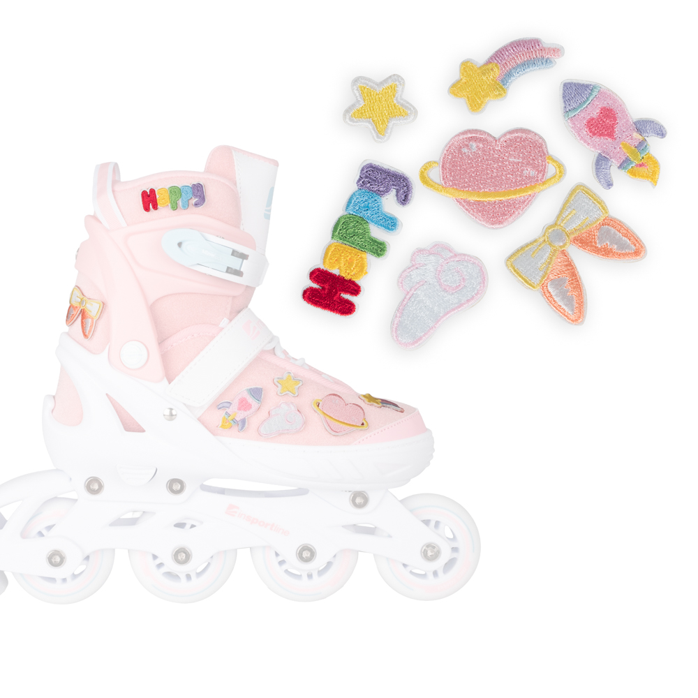 Balení náhradních odznaků pro brusle inSPORTline Labelo, 14 ks