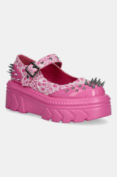 Baleríny Koi Footwear Candyfloss Demon Spiked Stomper růžová barva, AK49