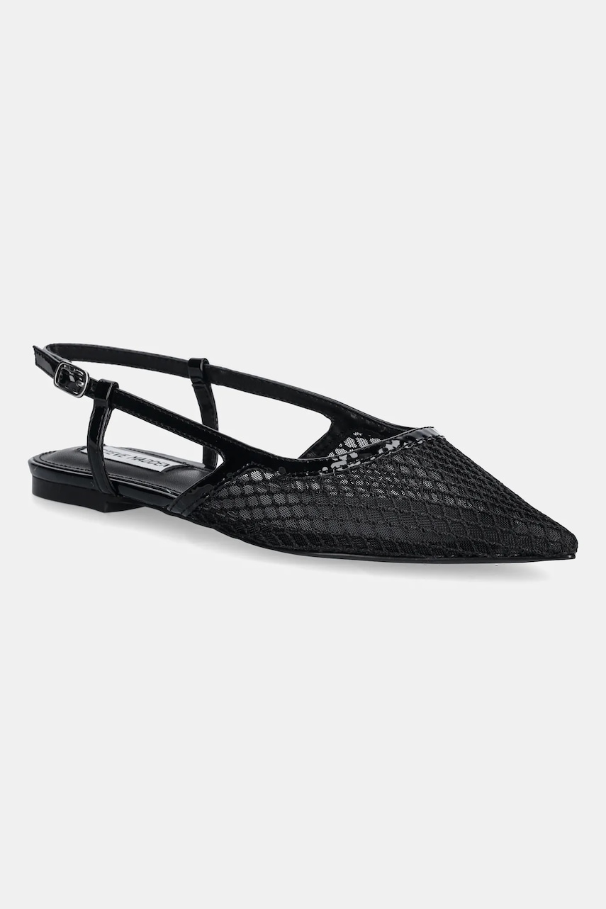 Baleríny Steve Madden Slingshot-M černá barva, s odkrytou patou, SM11003838